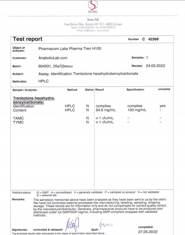 Trenbolone Hexahydro 100mg/ml